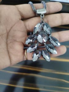 Sparkling Gemstone Pendant Necklace