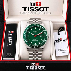 Tissot PR516 Powermatic 80 Green Dial Watch FOR ME