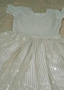 Sequins work elegant frock