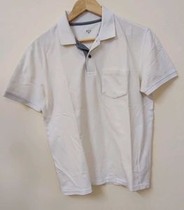 Westside Men's White Polo T-Shirt