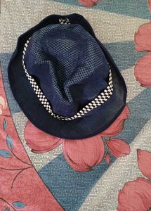 Stylish Navy Blue Bucket Hat