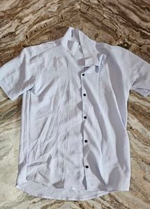 Classic White Men's Shirt