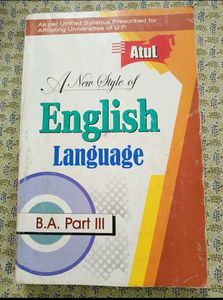 Atul English Language Textbook B.A.