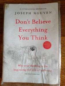 Don't Believe Everything You Think Book