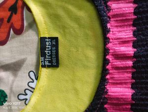 Vibrant Firdusi Dress Material