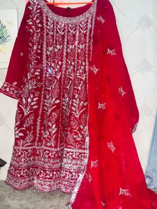 beautiful party wear Sarara suit full work