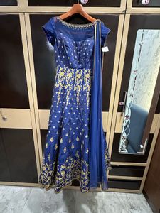 Blue Anarkali