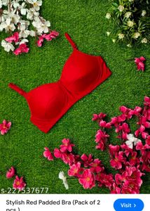 Very Beautiful Soft Cotton Paded Bra Penty