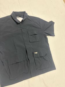 Black Cargo Pocket Shirt