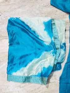 Beautiful Blue Kurta Set with Dupatta