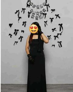 black party wear dress