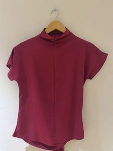 Stylish Berry Red Top