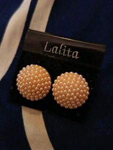 Elegant Pearl Bangles and Earrings Set