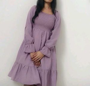 Pretty Lilac Colour Dress