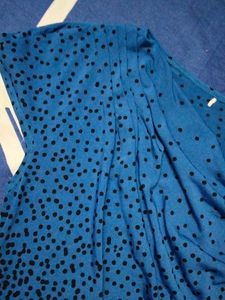 Blue &amp; Black Patterned Tunic Top💙