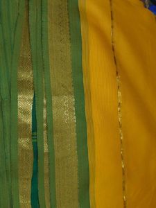 Elegant Yellow Saree never wear