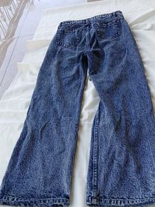 Wide Leg Acid Wash Jeans