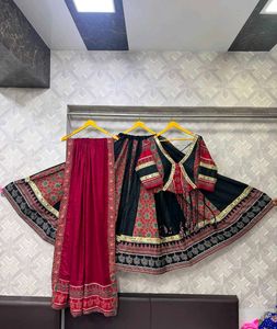ajrakh Lehenga Choli Set