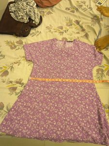 Floral Print A-Line Mini Dress