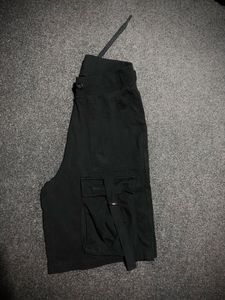 Black Cargo Shorts