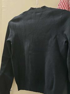 Cozy Black "I Found Myself" Heart Sweater