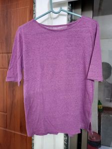 Purple Casual T-Shirt
