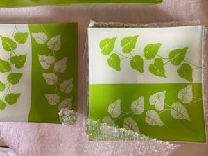 7 Pc Glass Snack Set