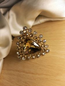Gorgeously Designed Cystal Cocktail Adjustable Rin