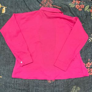 Pink Button-Up Shirt
