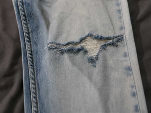 Original Spykar Distressed Light Wash Skinny Jeans