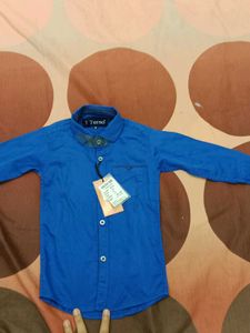 kids Blue Terno Long Sleeve Shirt