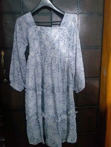 Blue Smocked Dress