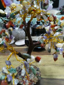 Multi Crystal Natural Stones Bonsai Tree For Decor