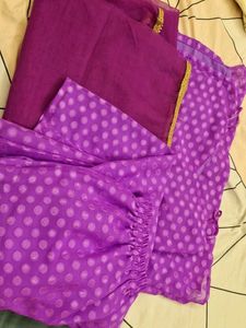Sale! Purple Polka Dot Kurta Set