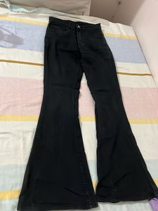 Black Flared Jeans