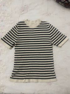 Striped Knit Top
