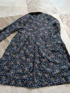 Floral Print Button-Up Mini Dress
