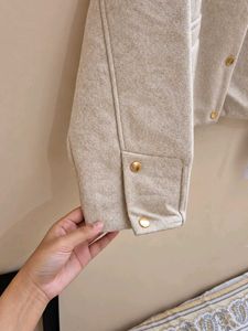 Champagne Beige cropped jacket