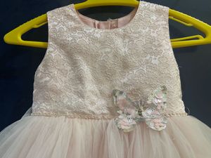 Babyhug Party Frock - Pink 3-4 years