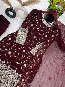 New Collections Of Top-Plazzo &amp; Dupatta Set