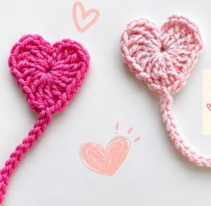 Handmade Crochet Flower Bookmark