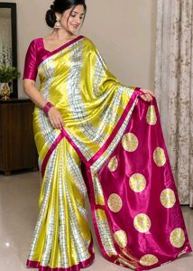satin saree