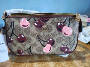 Coach Cherry Print Clutch Pouch