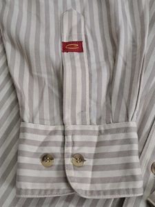 Striped Casual Button-Down