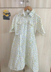 Floral Shirt Dress
