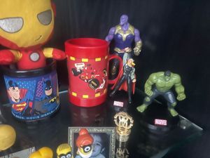 mini super heroes and kinder joy toys