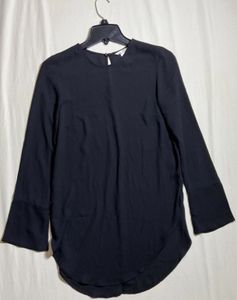 H&M Elegant Black Bell Sleeve Tunic