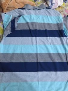 Striped Men's Polo T-Shirt