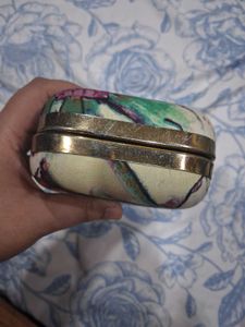 Artistic Floral Print Clutch( sling as well)