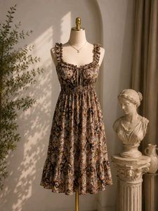Boho Floral Print Mini Dress